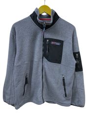 Hanes (ヘインズ) OLD 90s 古着 ジップフリース フルジップ M グレー メンズ/027
