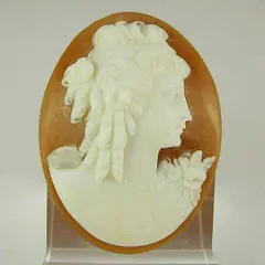 ITALY製シェルカメオヴィンテージブロッチペンダント2way CAMEO希少 カメオ Cameo アンティーク ヴィンテージ 2WAY ブローチ