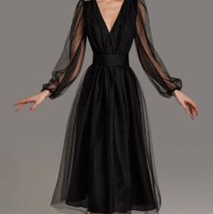 結婚式ドレス ワンピース お呼ばれ キャバ パーティー 二次会 新品 ブラック