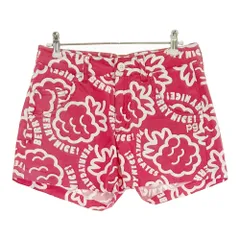 サイズ：0 PEARLY GATES パーリーゲイツ 055-8132520 ストレッチ ショートパンツ 総柄 ピンク系 [240101277352]# ゴルフウェア レディース ストスト
