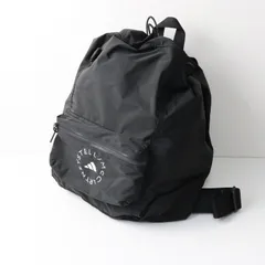 人気アイテム アディダス バイ ステラマッカトニー adidas by Stella McCartney ロゴPT ジムサック ブラック/リュック【2400014559149】