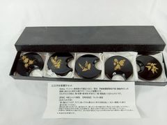 未使用　三日月形箸置きセット　５個セット　日本製