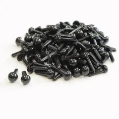 【人気商品】パーツ 目 アニマル アイ ぬいぐるみ 動物の目 ぬいぐるみ 訳あり 手芸 手作り MYmama (5mm-100個)