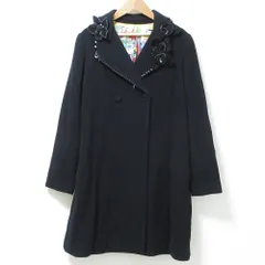 ファー付フードフェイクウールロングベーシックダッフルコート