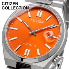 CITIZEN 腕時計 シチズン 時計 ウォッチ シチズン コレクション TSUYOSA Collection ツヨサ コレクション 自動巻き メカニカル オレンジ メンズ NJ0151-88Z [並行輸入品]