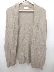 ◇ any SiS エニィスィス ウール混 薄手 ニット 長袖 カーディガン サイズ2 ブラウン系 レディース P  【1407260012191】