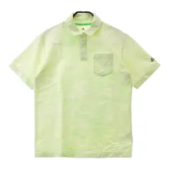 サイズ：L ADIDAS GOLF アディダスゴルフ  半袖ポロシャツ シアサッカー  イエロー系 [240101196318]# ゴルフウェア メンズ ストスト