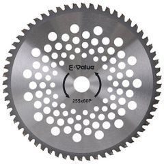 藤原産業 E-Value 山林用チップソー 255mmx60P チドリ刃 用途 刈払作業 用 チップソー 草刈り機 草刈り 草刈機 替刃 刃 農業 農林 農家のサムネイル