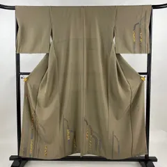 蒋雪英 落款 証明書付き　相良刺繍 黒灰 お太鼓柄 正絹 両面 蒋雪英 落款 証明書付き 相良刺繍 黒灰 お太鼓柄 正絹 両面