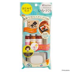 シャチハタ 自分で作る スタンプパッド いろづくり はじめてセット みずたま