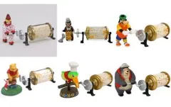 【中古】トレーディングフィギュア 全6種セット 「ディズニー ミニチュアフィギュアコレクション ポップコーンワゴン」 東京ディズニーリゾート限定