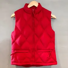 GAP ギャップ ダウンベスト 裏フリース キルティング 赤 レッド レディース XSサイズ