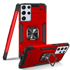 【特価セール】【Tgaoleyd】Samsung Galaxy S21 Ultra ケース リング付き 耐衝撃 薄型 PC対応 衝撃吸収 tpu フルプロテクトデザイン 指紋防止 サムスン ギャラクシー S21 ultraケース 軽量 レンズ保護 車載ホルダー