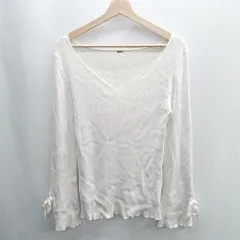 ◇ ⊇ Mila Owen ミラ オーウェン 長袖 カットソー サイズ0 オフホワイト レディース E  【1410100035403】