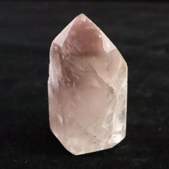 ピンクアゼツライト 虹入り フリーフォームポイント 170g 台座付き