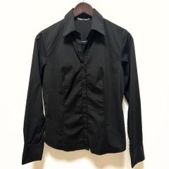 【23区】　ニジュウサンク　スキッパーシャツ　ブラウス　ブラック　長袖　サイズ40