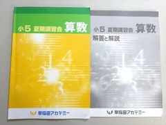 【裁断済み】2025年 小5 夏期講習 早稲田アカデミー 早稲アカ上位校 2025年最新】早稲アカ 夏期講習 小5の人気アイテム - メルカリ