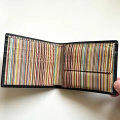 ポールスミス　Paul Smith 二つ折り財布　マルチストライプ