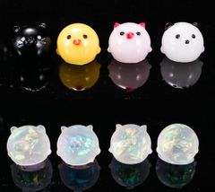動物団子　シリコンモールド　ねこ　くま　ひよこ　ぶた