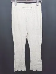 ◇ LOWRYS FARM ローリーズファーム リブ イージーパンツ サイズF アイボリー レディース P  【1408200004252】