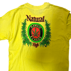 90s Natural High リーフ プリント Tシャツ XLサイズ Hawaii Finest Vintage ヴィンテージ ビンテージ スーベニア お土産 ハワイ
