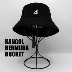 【人気】カンゴール バミューダバケット 黒 S,M KANGOL 帽子 KANGOL BERMUDA BUCKET BLACK