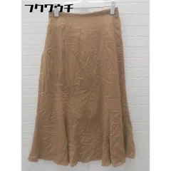 ◇ ◎ w closet ダブルクローゼット タグ付き ロング フレア スカート サイズF キャメル系 レディース 【中古】 【1102080008392】のサムネイル