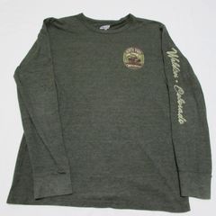 【海外規格】古着　長袖Tシャツ　バックロゴ