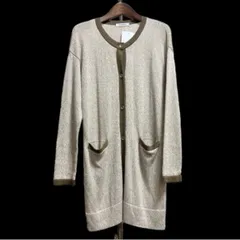 #anc ニューヨーカー NEWYORKER カーディガン M ベージュ系 ロング丈 レディース [774576]