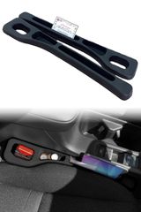 【新着商品】【2025年版】車 隙間埋めクッション 隙間埋め 収納 便利 幅広い車種に対応 2本入り 落下防止 取り付け簡単 センターコンソール (ブラック)