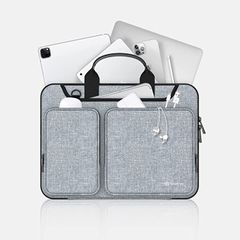 Smatree Compatible Laptop Case for 13.3-inch MacBook Air/Pro, Water-Repellent, Shockproof, Gray