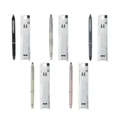 【セット】PILOT　ゲルインキボールペン　フリクションボール　KNOCK ZONE　ノックゾーン　本体＋芯2本セット　0.5㎜