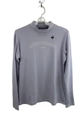 【美品】le coq sportif(ルコックスポルティフ) モックネックシャツ 薄紫 レディース L ゴルフ用品 2504-0268 中古