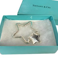 管31188】希少☆TIFFANY&Co. ティファニー スター 星 キーリング