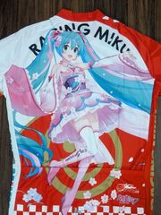 【未使用タグ付き】レーシングミク　サイクルジャージ　ねんどろいどイラスト　L 未使用タグ付き】レーシングミク サイクルジャージ ねんどろいど