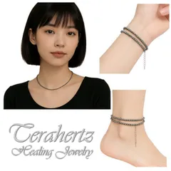 【高純度テラヘルツ/3通りの使い方可能】 テラヘルツ ネックレス アンクレット ブレスレット NEK メンズ レディース 鏡面多面カット 3.0mm 健康 テラヘルツ波 パワーストーン 天然石 アクセサリー 母の日 父の日 7986778 (多面カット)