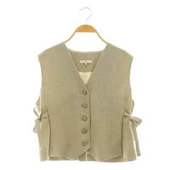 yori チェック柄ジレ yori ウールチェックジレの通販 by みみ's shop｜ラクマ