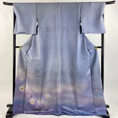 小紋 着物 久保田一竹 工房 辻が花 地紋 裄65.5 Ｍ 中古 sn1531 小紋 着物 久保田一竹 工房 辻が花 地紋 裄65.5 M 中古 sn1531