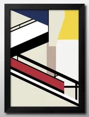 11868バウハウス BAUHAUS A3 サイズ ポスター アート おしゃれ 絵画 インテリア 北欧 イラスト マット紙 艶消し アートパネル 額 フレーム デザイン 壁掛け ギフト 新築祝い ディスプレイ 