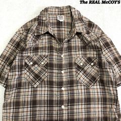 極美品】JOE McCOY ウエスタン 半袖シャツ 15 オンブレチェック - メルカリ