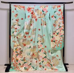 【正絹振袖・仕立上り品】 訳あり大特価！　⚠️振袖単品です