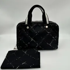 シャネル（CHANEL）旧トラベルライン ミニボストンバッグ ハンドバッグ トートバッグ【中古】