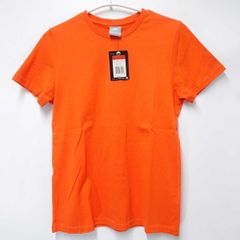 【未使用】ナイキ コットン 無地Tシャツ 半袖 L800 オレンジ  465243 レディース NIKE