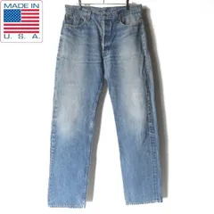 1989年製 USA製 リーバイス 501 激ヒゲ ハチマル ジーンズ 実寸W34 L32 アメリカ製 80s 旧6 524刻印 ビンテージ D151-21-0014ZVN