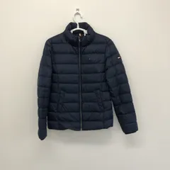【tommyhilfiger】トミーヒルフィガー ダウンジャケット ダウンコート ダウン S 紺系 ネイビー