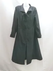 merry jenny メリージェニー リボン ステンカラーコート 黒 N54 タイリボンコート[品番：MKSW0047209]｜merry jenny（メリージェ
