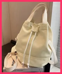★スタッフおすすめ★ 巾着 ショルダーバッグ レディース 軽量 オシャレポシェット/バッグ小さい大容量/丈夫軽いかばん大人 3wayバケツバッグ キャンバスバッグ おすすめ おしゃれ　人気 上品 83SHUINIU-001