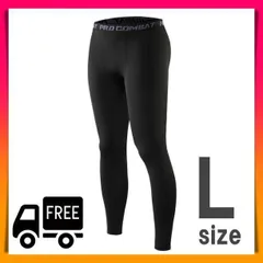 ▼レギンス L メンズ アンダーウェア スポーツタイツ　バスケ　ランニング