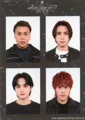 【中古】キャラカード LIKIYA＆神谷健太＆吉野北人＆後藤拓磨 CyberHelix ID PHOTO 「THE RAMPAGE LIVE TOUR 2024 “CyberHelix” RX-16」 THE RAMPAGE OFFICIAL FAN CLUB