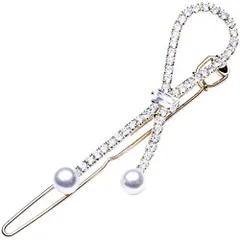 BJ009 おしゃれ ヘアピン 合金 ヘアクリップ パール バレッタ ヘアアクセサリー キラキラ 可愛い かわいい 前髪 髪留め 髪飾り 女性 レディース パーティ BJ009